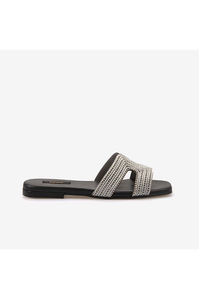 KEMAL TANCA Genuine Leather Women's Slippers 500