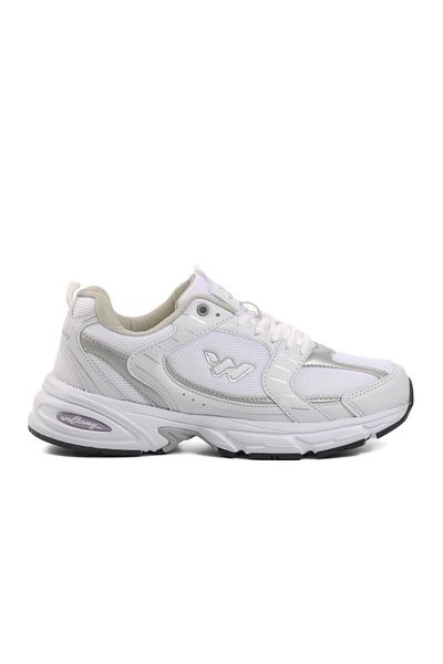 WALKWAY Run M Λευκό-ασημί Unisex Sneakers – Ελαφρύ, εύκαμπτο και άνετο σχέδιο