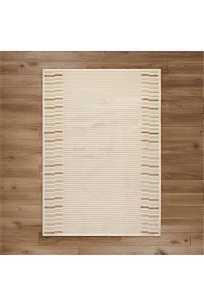 Evidea Soft Mono Tozumaz Antialerjik Halı - Bej - 160x230 cm