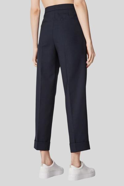 BOSS Kadın Kumaş Pantolon Lacivert
