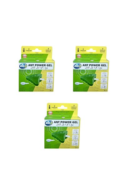 BigD Big D Ant Power Gel Triangular Bait Capsules – 3 Packs of 3x5g | Advanced Ant Colony Elimination