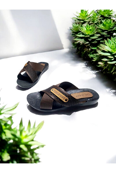 GEZER Чоловічі кросівки з перехресними ремінцями, зручна підошва, для дому та вулиці