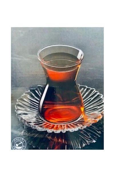Paşabahçe 96621 Waterfall Tea Cup Set 6 Pieces