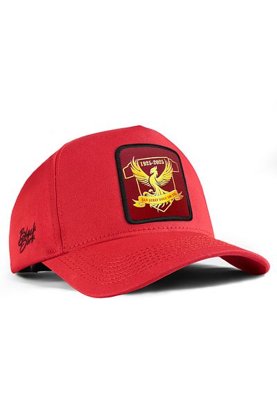 GÖZGÖZ STORE Göztepe X Black Börk Red Premium Hat + 3 Different Benches