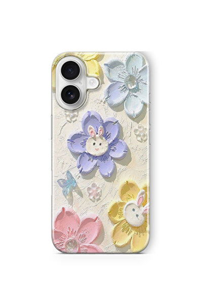 Space Star iPhone 17 Uyumlu Yağlı Boya Tasarım Baskılı Şeffaf Kılıf