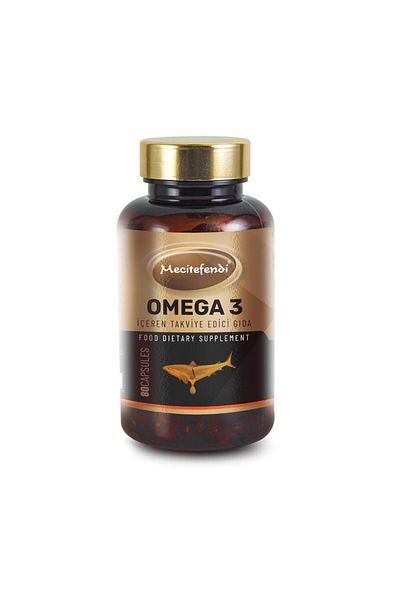 Mecitefendi Omega 3 Containing Food Supplement (80 Capsules 1300Mg