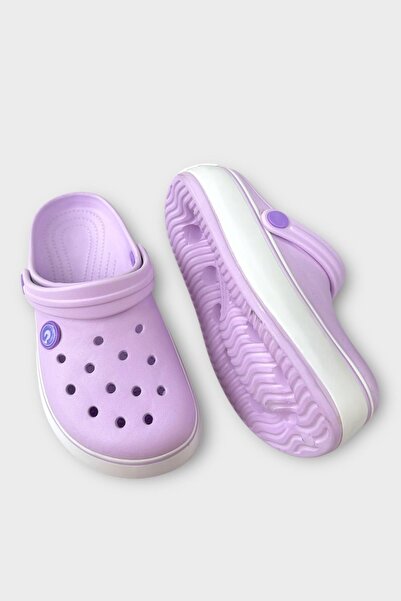 Liger Children's Cross Antomic Sole Comfort Slippers Lilac