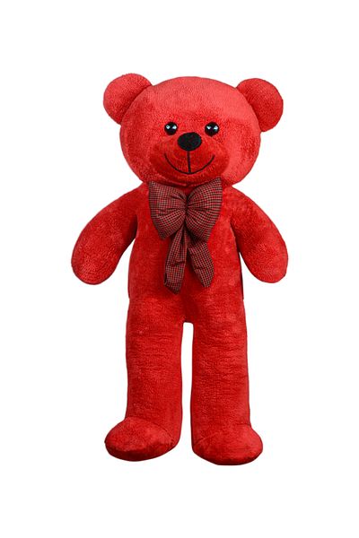 Junior Toys 100% Fiber 90 Plush Teddy Bear with Bow Tie Domestic Production