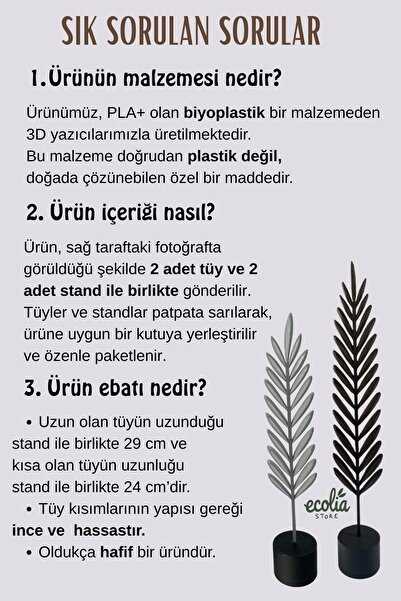 Main Collectibles Modern Minimalist Dekoratif Siyah Gri Yaprak Seti – Ev Dekorasyonu Için Şık Ve Zarif Ikili Aksesuar