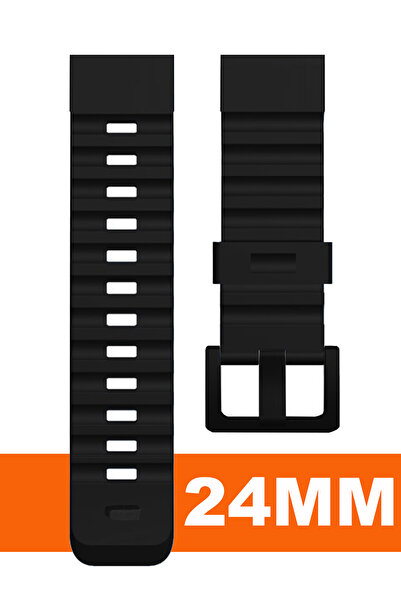 COBRA 22mm 24mm 26mm 27mm 28mm 29mm 30mm 32mm Saat Uyumlu Siyah Silikon Saat ...