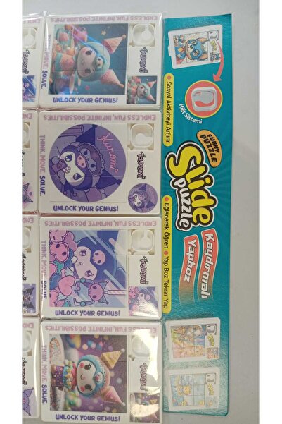 ATLAS TOYS Kaydırmalı Puzzle Yeni Model İthal Plastik Ürün Eğitici Yapboz Bul...