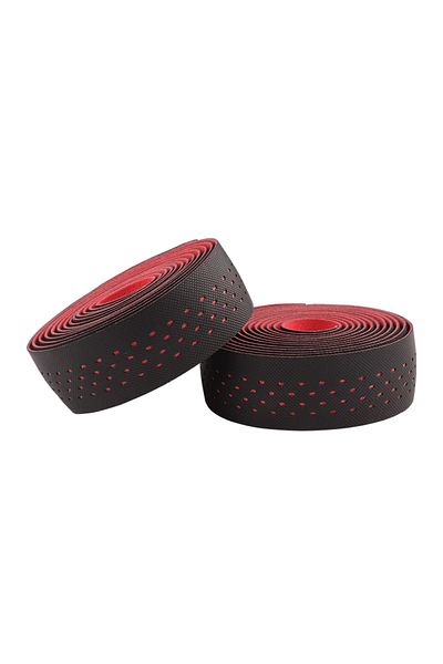 Choice Black Red BOLANY Road Bike Punch Handlebar Tape Wrap Shockproof Anti-slip With Adhesive Back With Ba