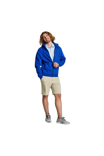 Slam Logo Fz Hoodie Men's Blue Sweatshirt Men's Sweatshirt A106008S00