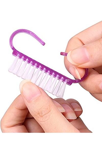LA PERLA TECH 4 PICS Nail Hand Scrubbing Cleaning Brush for Toes and Nails