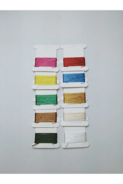 Eskişehir hobi sanat 0,5 мм 3 метри 10 кольорів Молитовний шнурок Загалом 30 ...