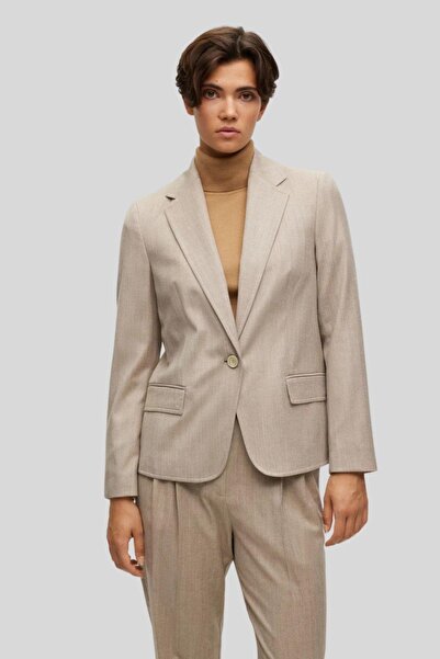 BOSS Kadın Yün Ceket Bej