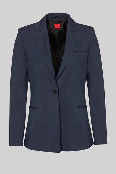 HUGO Women's Classic Jacket Blue