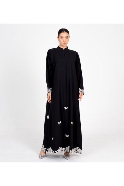 Rosette Abaya Black-R-202532