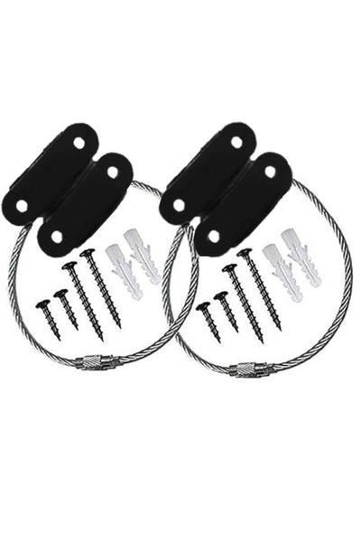 Empria Pachet 6 kituri anti-rasturnare mobilier, protectie copii, protectie cutremur, Empria, negru