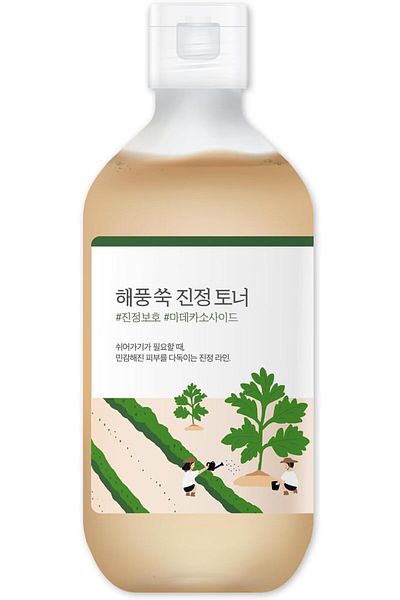 Round Lab Round Lab Mugwort Calming Toner 300ml - Tonic facial liniștitor și hidratant