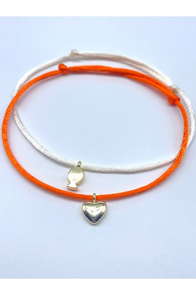 Concept HuBuTU 2 Pieces Minimal Silk Satin Flush Rope Anklet Set
