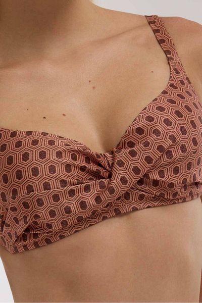 AYYILDIZ Σετ μπικίνι 5605 Bronze Glitter