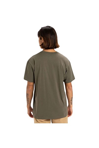 Quiksilver Skull Lines Men's Green T-Shirt Men T-Shirt Eqyzt08056