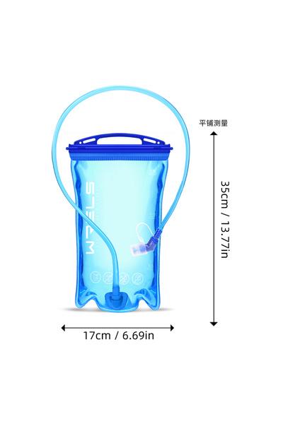 Choice blue-1.5L WRELS 1L/1.5L/2L/3L Large Capacity Outdoor Backpack Drinking...