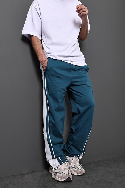 Slatra Ανδρικό φούτερ Petrol Jolliness Baggy Fit