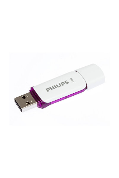 Philips Στικάκι USB Philips USB 2.0, 64GB Έκδοση Snow (Alb/Mov)