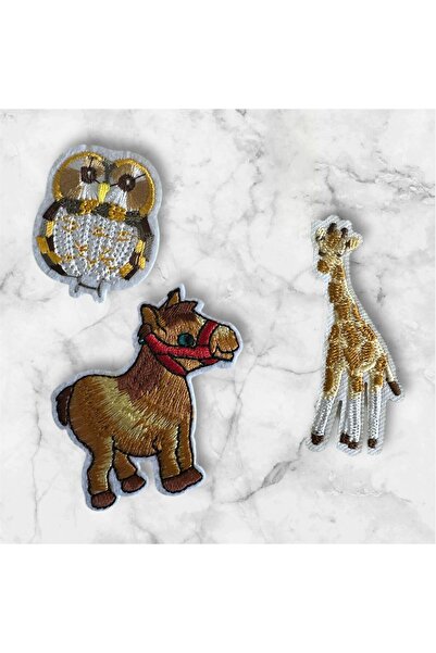 OZN AKSESUAR 3-dijelni peglanjivi zakrpe, zakrpe za šivanje, zakrpe, ukrasne ...