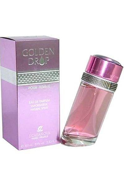 J.CASANOVA PARIS Golden Drop Fragrance for Women by J. Casanova, Eau de Parfum, 100 ml