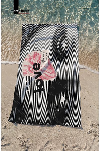 Marte Home PRINTED BEACH TOWEL