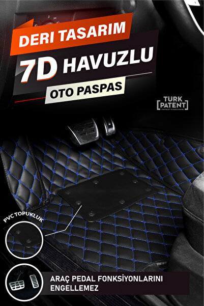 stiloto FORD TOURNEO COURİER EN YENİ KASA (2023-2024) UYUMLU DERİ 7D HAVUZLU ...