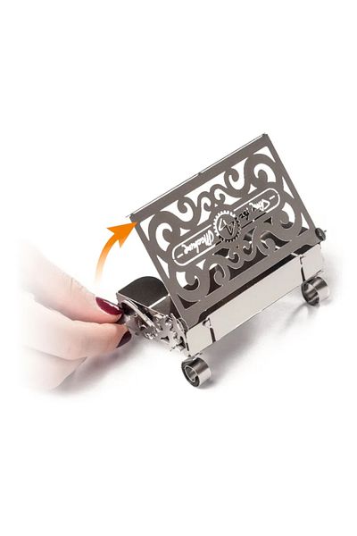Time for Machine 3D Mechanical Puzzle, Perfecto Business Card Box, Metal, Time for Machine, 10 pieces