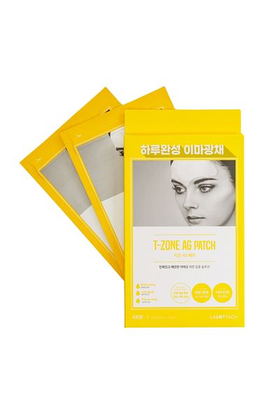 Other Wooshin Labottach T zone AG – hydrogel mask with collagen, forehead care, 4 pcs.