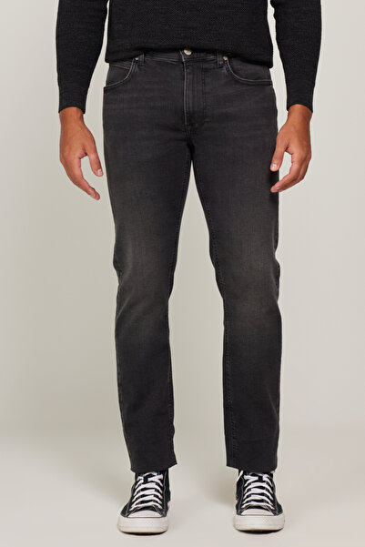 Lee Daren Zip Fly Regular Straight Koyu Gri Erkek Jean Pantolon L707PYCB