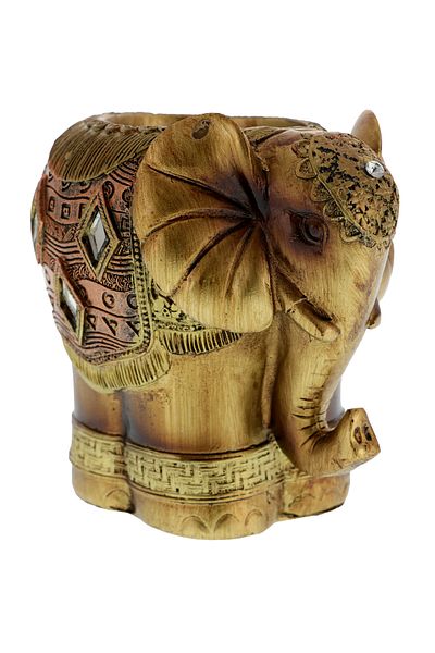 GiftExpress Elephant desk pencil holder
