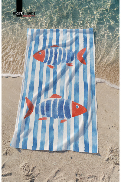 Marte Home منشفة الشاطئ المطبوعة