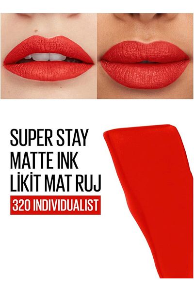 LEADING LINES Superstay Matte Ink Spiced New York Lipstick, 320 Indiegoalist, Matte