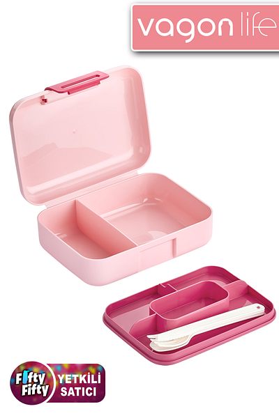 Vagonlife Set of 2 Lunch Boxes (2 Pieces of the Color You Choose Will Be Sent) Product Is Vagonlife Brand