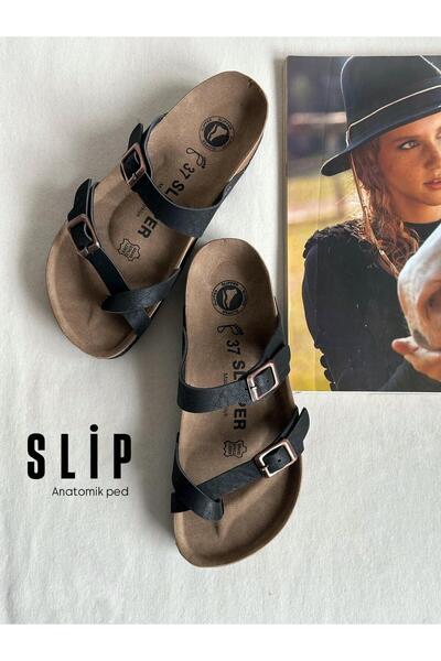 Zuum Однопальцеві жіночі капці - чорні