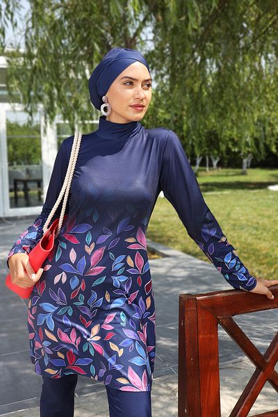 REMSA Lycra Full Covered Μαγιό 280-522 Navy Blue