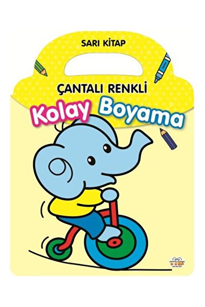 Timaş Yayınları Colorful Easy Coloring with Bag - Yellow Book