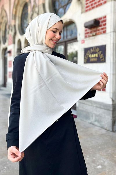 Aker Ethnic Σάλι - 6060300-931 - Χρώμα Πέτρας