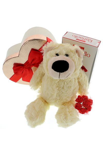 GiftExpress Heart Teddy Bear Gift Set