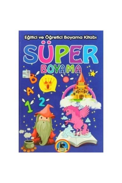 Karatay Yayınları كتاب تلوين فائق، ملون، مع أمثلة، الأول عجينة، جودة 128 صفحة...