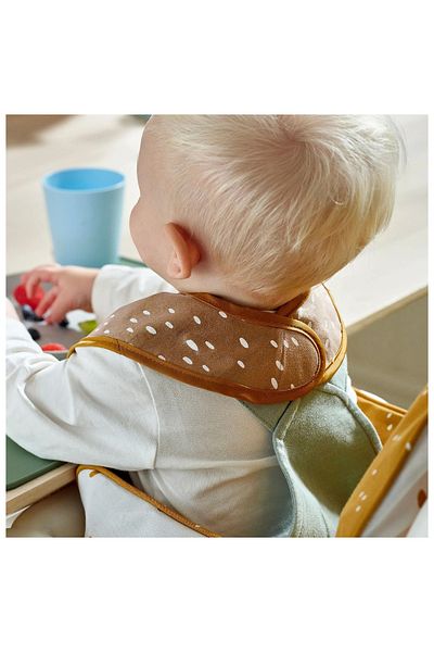 IKEA Guldvavare Bib, Color Dark Yellow-White, 2 Pcs