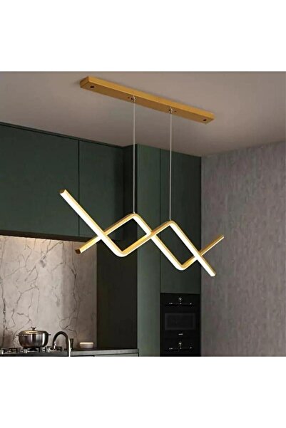 DEFNE AVİZE Raha Eskitme Modern Sarkıt Günışığı Ledli Avize