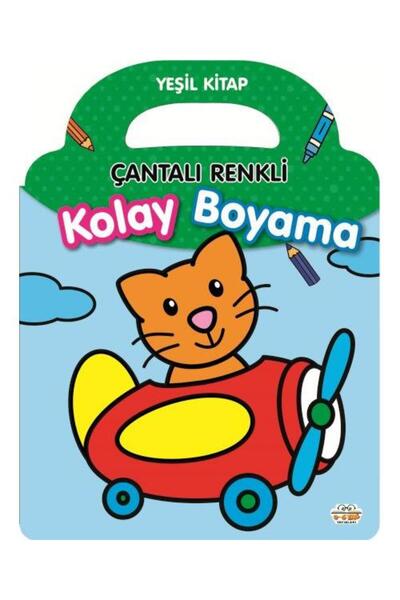 Timaş Yayınları Colorful Easy Coloring with Bag - Green Book